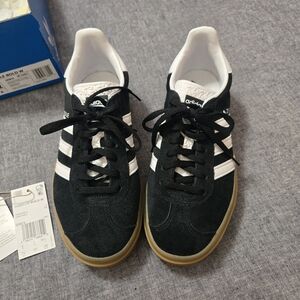 adidas Black and White Athletic Shoes